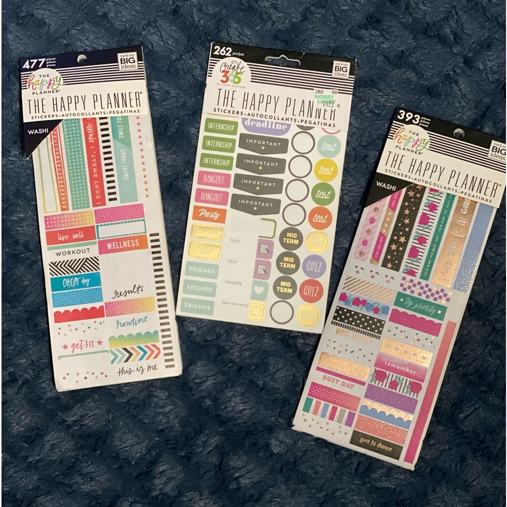 HAPPY PLANNER OVER 1,000 STICKERS!